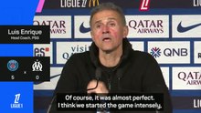 'Almost perfect' - Enrique delighted as PSG thrash Marseille