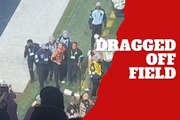 Super Bowl LX streaker is tackled and dragged off the field by police in shocking scene