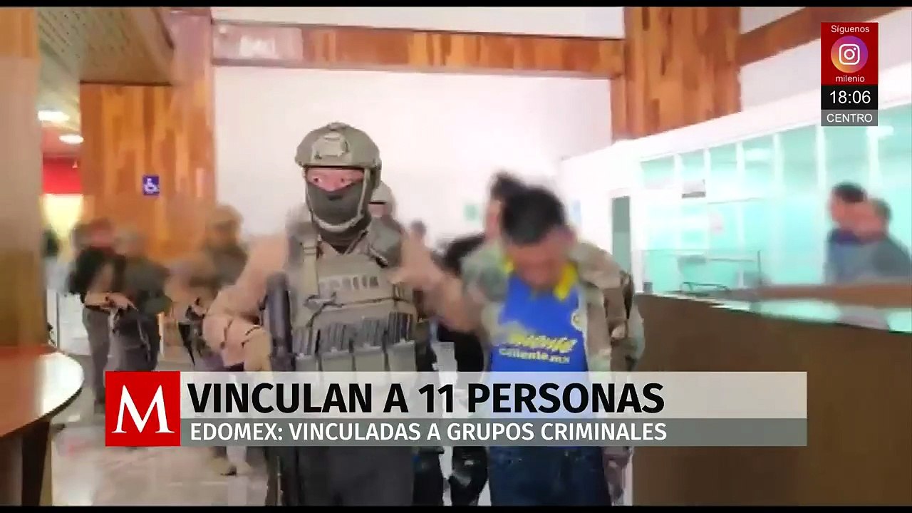 Secretaría de Seguridad detiene a once personas ligadas a homicidios y extorsiones en el Edomex