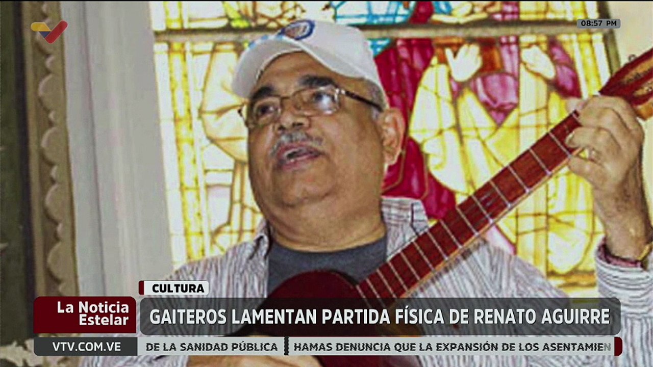 Gaiteros lamentan partida física del músico y compositor zuliano Renato Aguirre