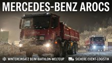 Mercedes-Benz Arocs als Schlüssel zur Event-Logistik