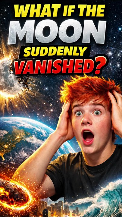 What if the Moon suddenly vanished #SpaceScience #Moon