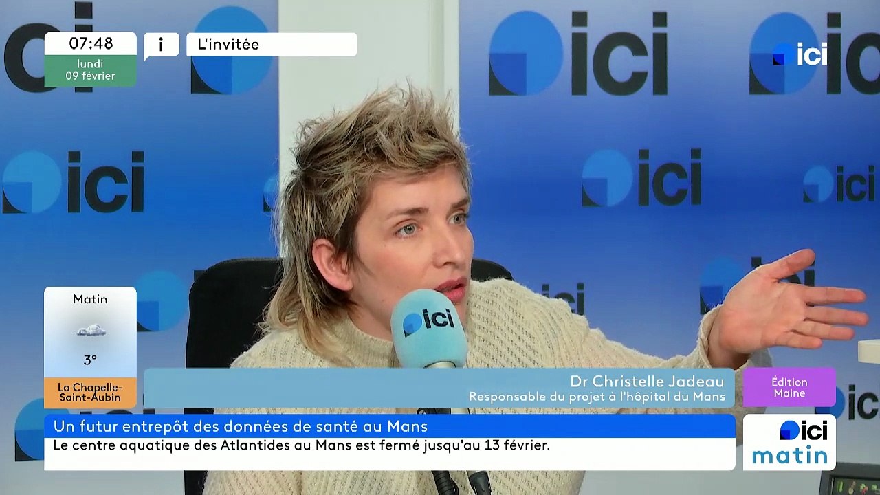 Christelle JADEAU, responsable de l'entrepôt de données de santé de l'hôpital du Mans