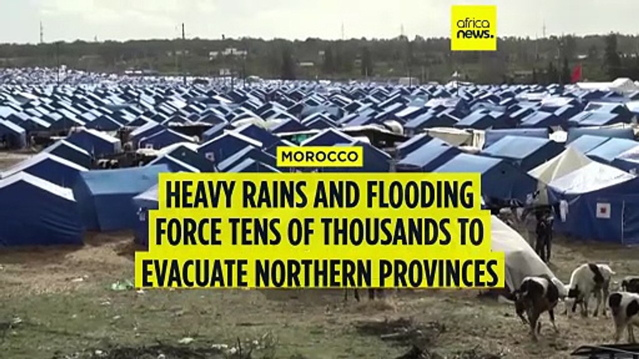 More than 150,000 people evacuated in northern Morocco due to heavy rains and floods