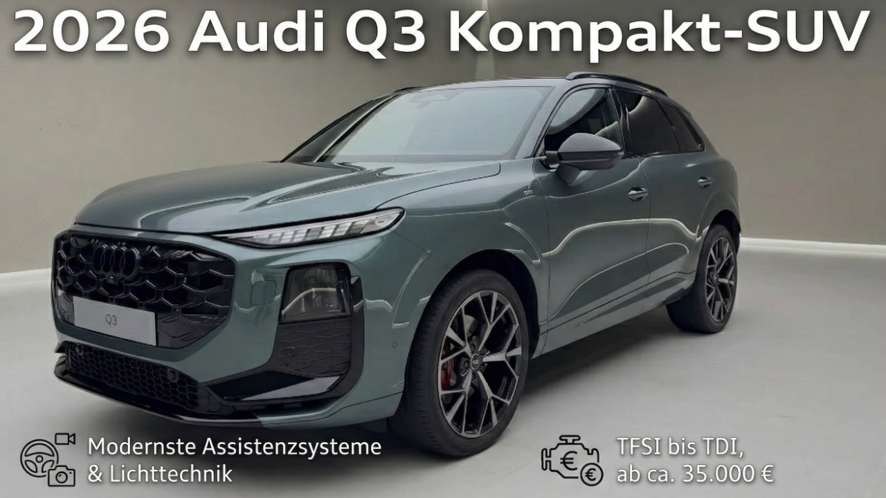 2026 Audi Q3 Motoren, Abmessungen, Preis und Ausstattung