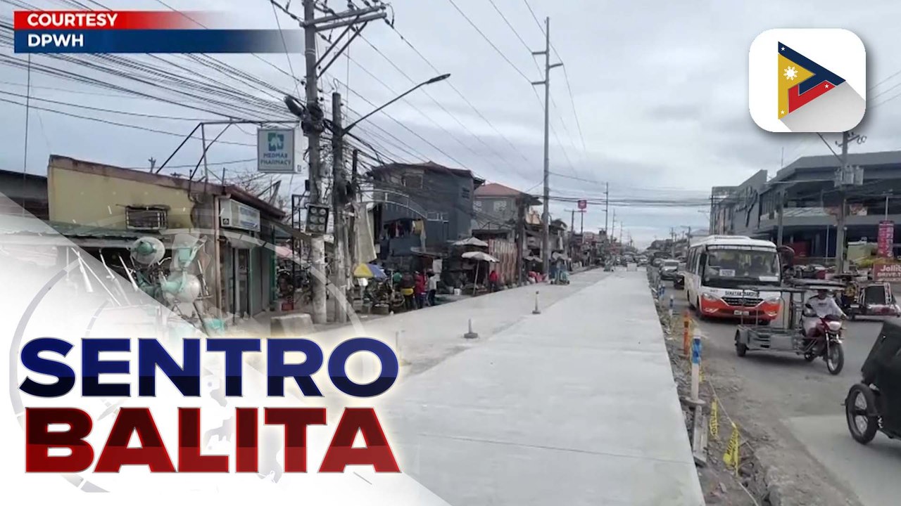 Rehabilitasyon ng DPWH sa Manila North Road sa Pampanga, target tapusin sa loob ng 3-4 na buwan