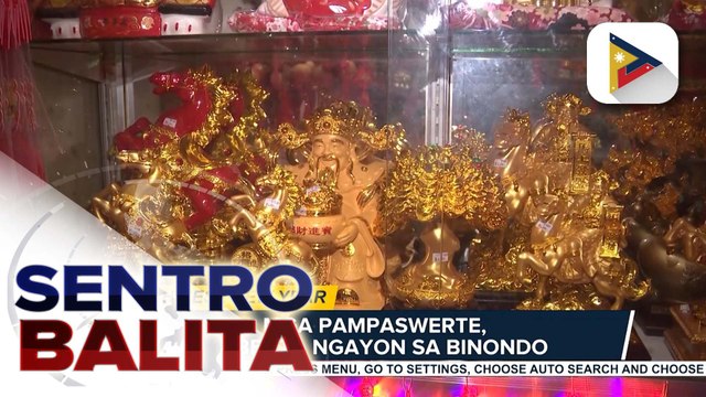 Binondo, puspusan ang paghahanda para sa Chinese New Year; mga pampaswerte, mabenta | ulat ni Denisse Osorio