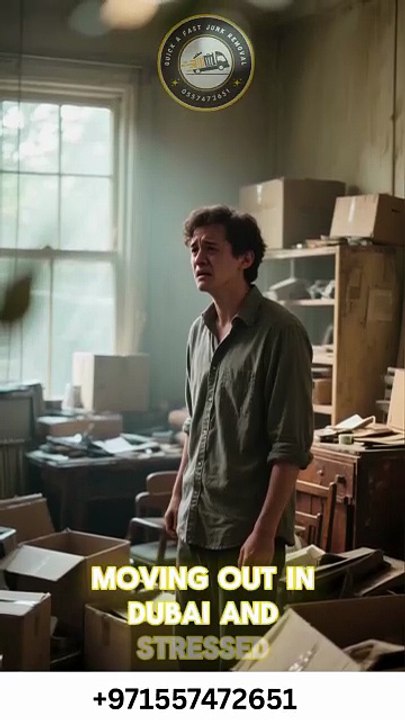 move out cleaning junk removal Dubai