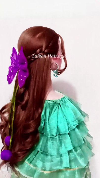Front Hairstyle with bow 🎀