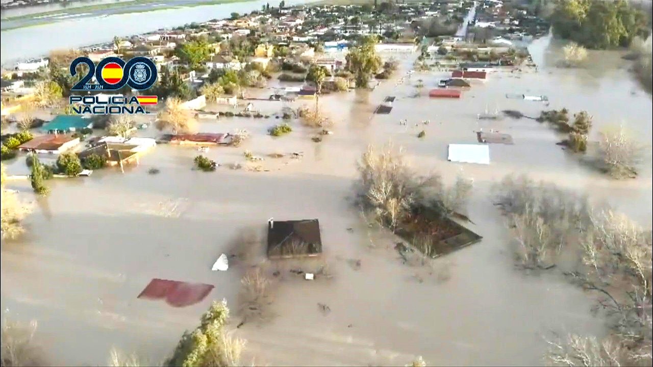 Sturmtief 'Marta': Schwere Überschwemmungen in Spanien und Portugal