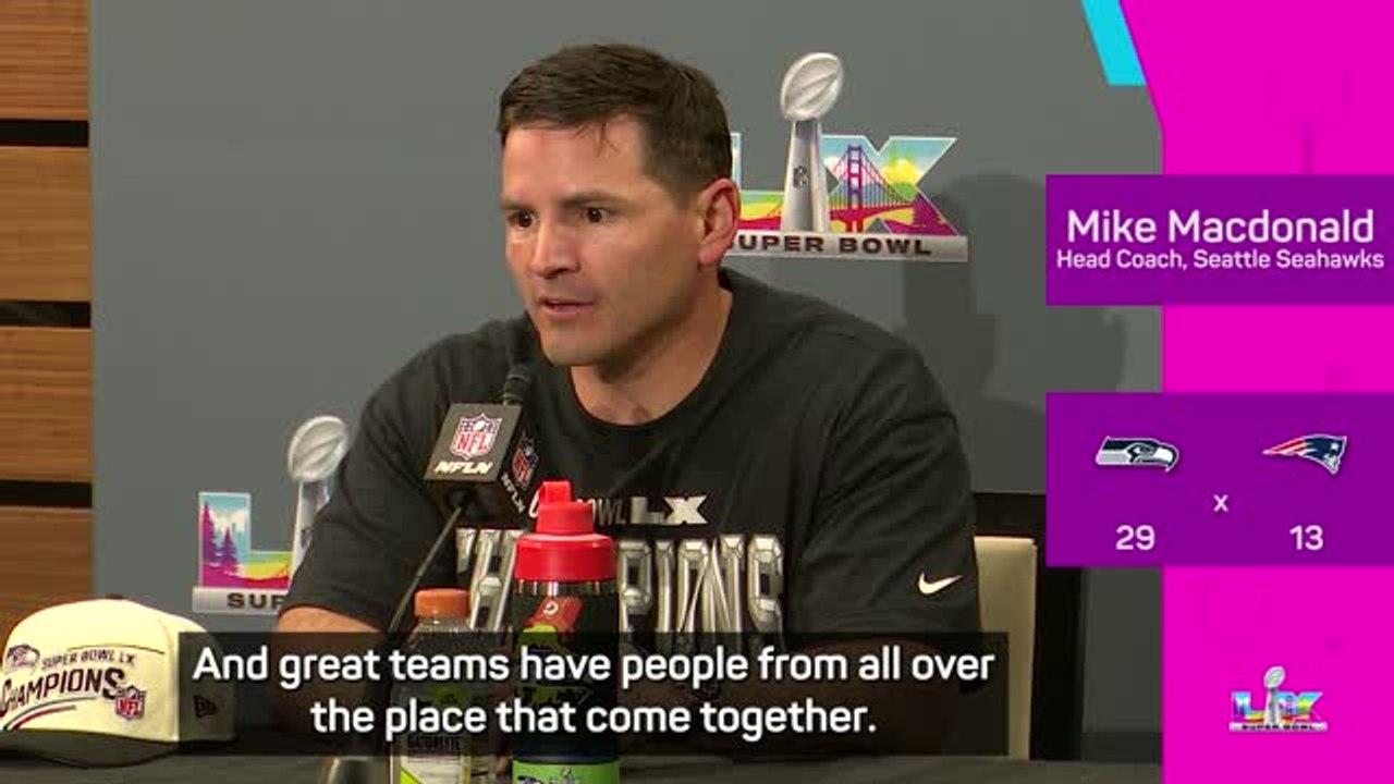 Macdonald reflects on 'beautiful' Super Bowl LX...