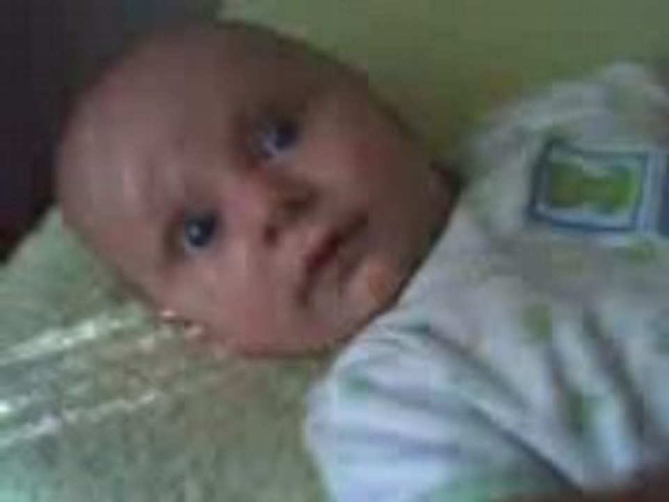 4 month old talks