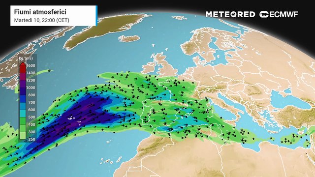 Continua il via vai di perturbazioni atlantiche sull'Italia anche durante la settimana centrale di febbraio