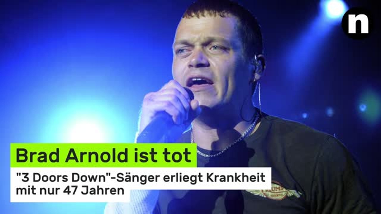 Brad Arnold ist tot: '3 Doors Down'-Sänger erliegt heimtückischer Krankheit mit nur 47 Jahren