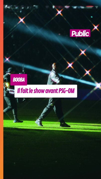 Booba fait le show avant le classique PSG-OM hier soir au Parc des Princes
