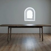 Ausziehbarer Esstisch "Banila" Akazie, L.180-260 cm Nat&uuml;rliches Holz