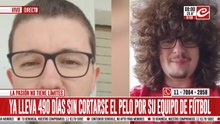 Hizo una promesa por su equipo y lleva casi 50 días sin cortarse el cabello
