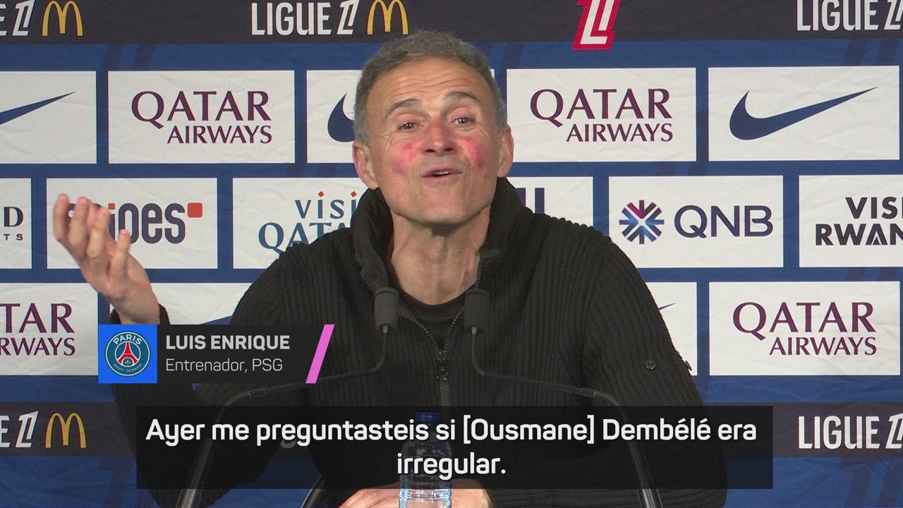 Las palabras de Luis Enrique sobre Dembélé con las que azota a la prensa