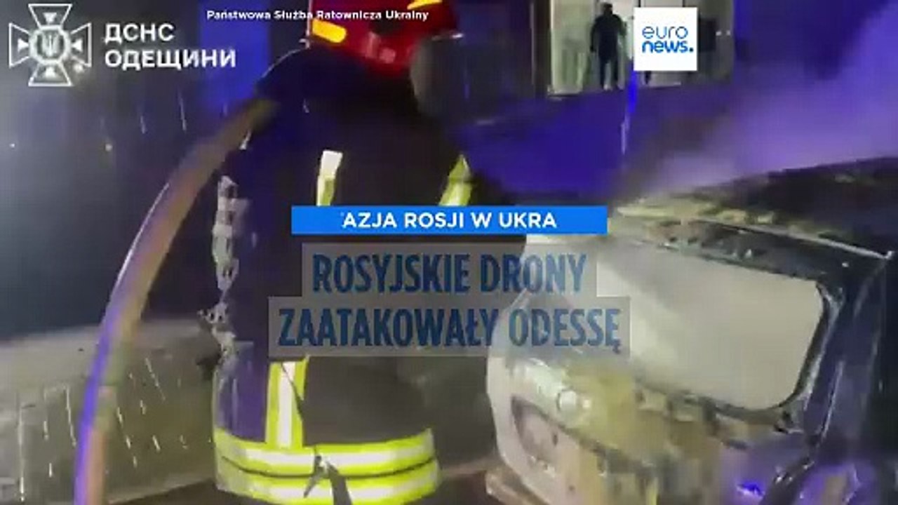 Wojna w Ukrainie. Rosyjskie drony i pociski rakietowe zabijają co najmniej pięć osób