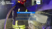 Wojna w Ukrainie. Rosyjskie drony i pociski rakietowe zabijają co najmniej pięć osób