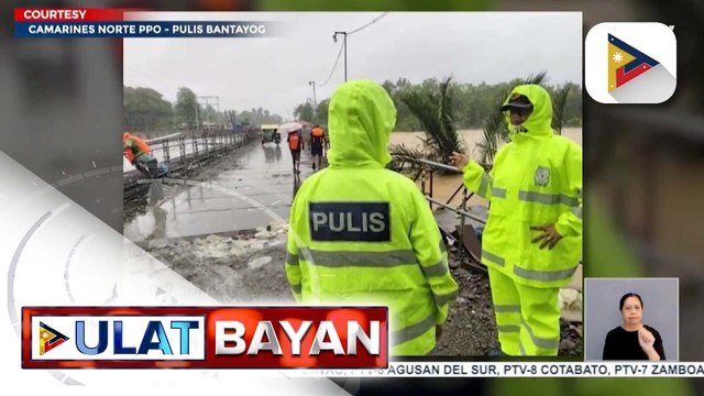 Nasa 1,900 indibidwal, inilikas dahil sa matinding pagbaha at pagguho ng lupa sa ilang bayan sa Camarines Norte | ulat ni Vanessa Nieva Paz ng Radyo Pilipinas Naga