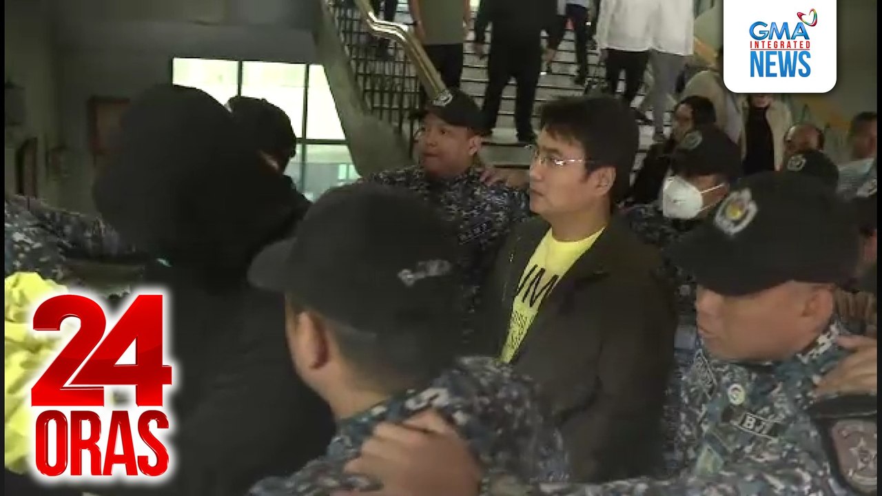 Arraignment sa Sandiganbayan ni ex-Sen. Revilla at isa pa, hindi natuloy; 5 co-accused, naghain ng not guilty plea | 24 Oras