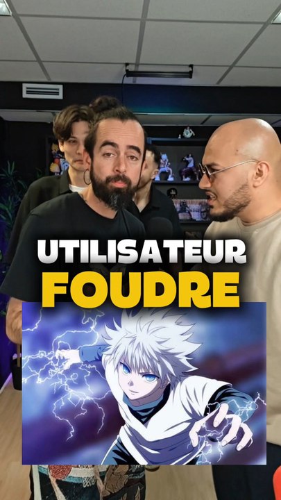 utilisateur de Foudre dans les animé