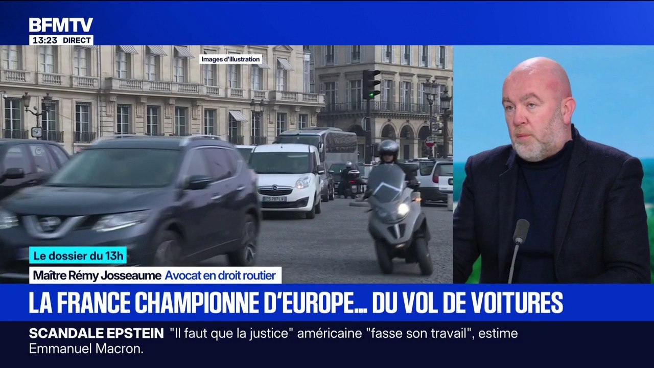 LE DOSSIER DU 13H - Vol de voitures en France: quels modèles sont les plus concernés par les 125.000 vols recensés en 2025?