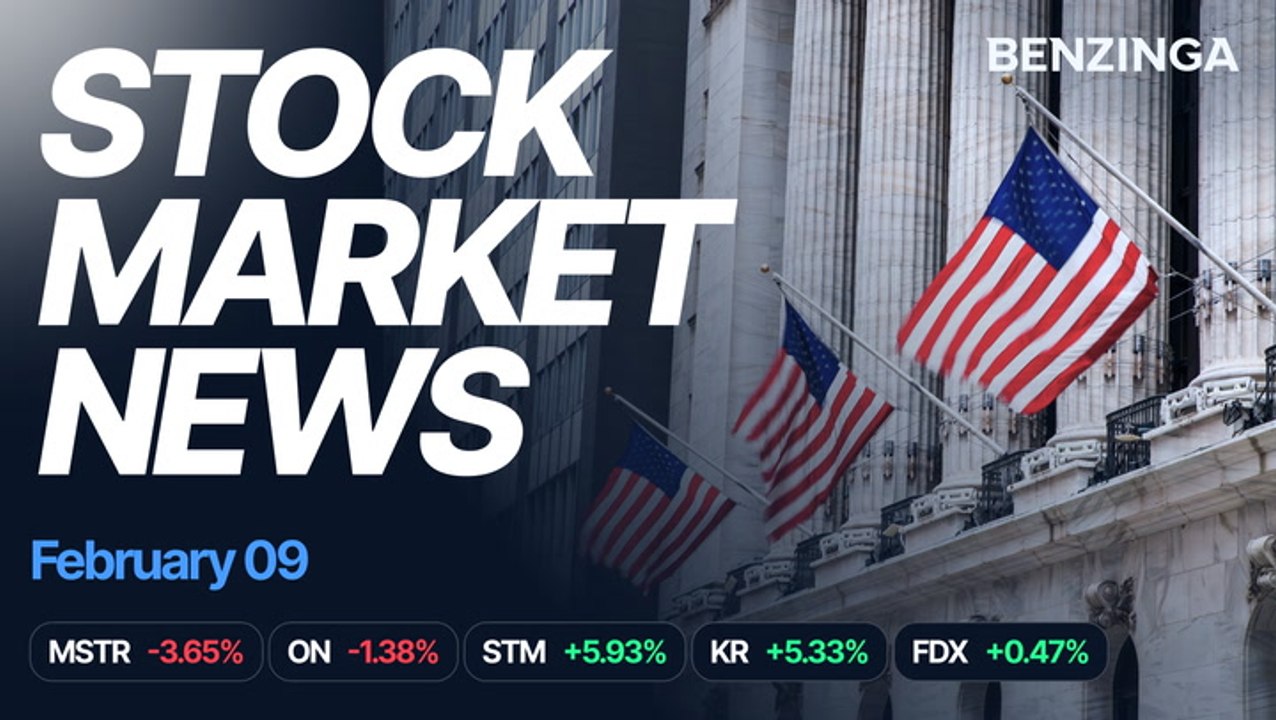 Stock Market Today: Dow Jones Futures Drop After Friday's Record Close—STMicroelectronics, Kroger, FedEx In Focus