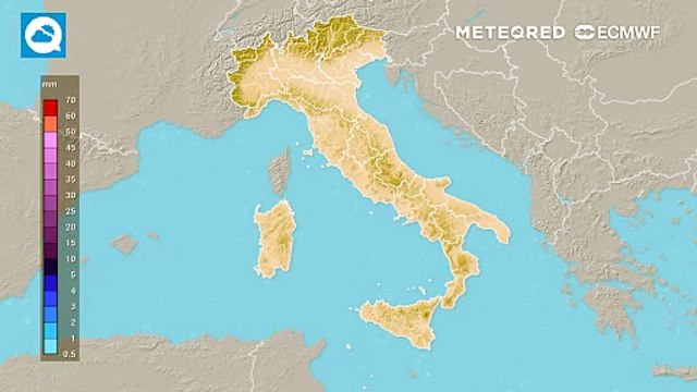 Le piogge in arrivo sull'Italia dopo lunedì 9 febbraio 2026