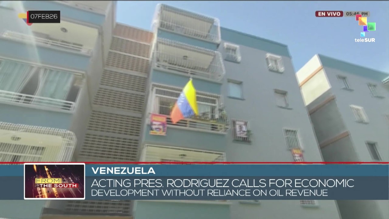 Acting pres. Delcy Rodriguez calls for economic development without reliance on oil revenue