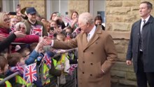 KING CHARLES HECKLED in Clitheroe: Questions About PRINCE ANDREW & EPSTEIN