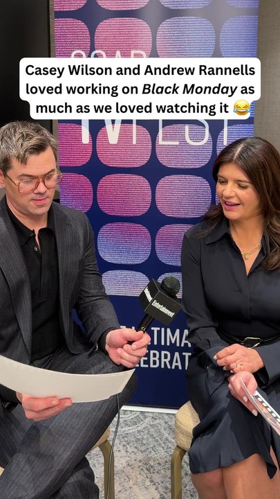 Casey Wilson and Andrew Rannells Loved Working on 'Black Monday'