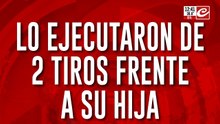 Ataque a quemarropa: le pegaron dos balazos frente a su hija
