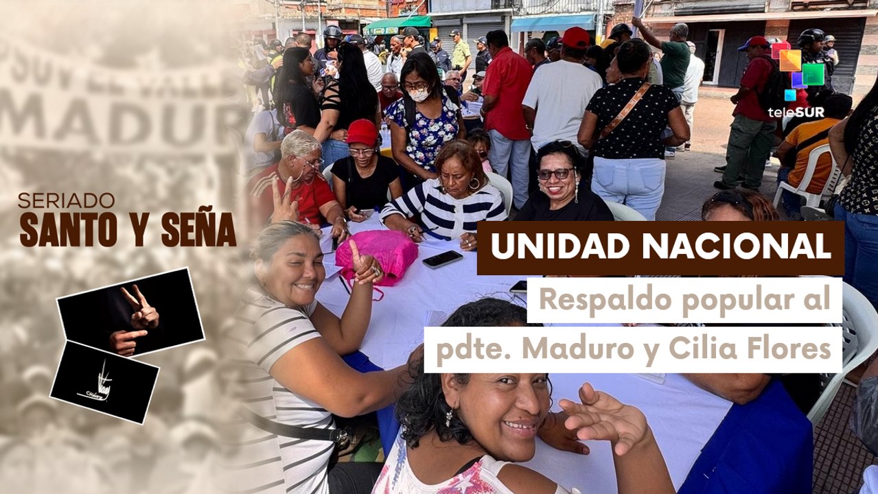 El pueblo respalda al pdte. Maduro y Cilia Flores con cartas de apoyo