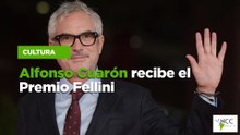 Alfonso Cuarón recibe el Premio Fellini