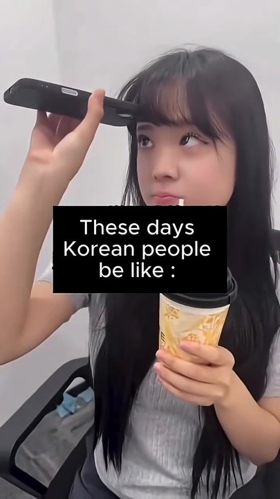 Korean people be like