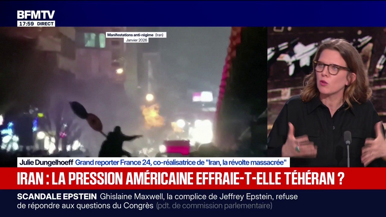Révoltes en Iran: "Le mot liberté revient sans cesse dans les manifestations", observe Julie Dungelhoeff, grand reporter France 24