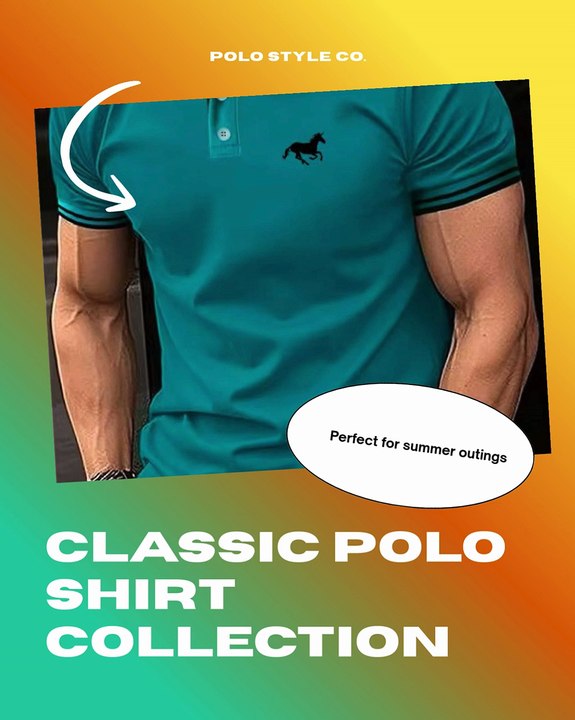 Everyday comfort with timeless style — men’s polo shirt