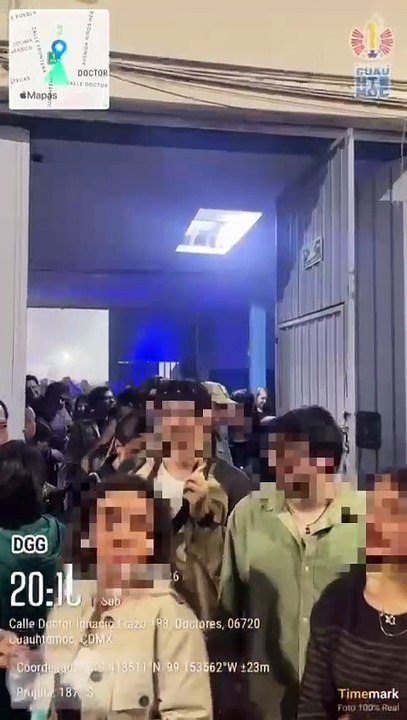 Más de 850 personas fueron desalojadas de un evento sin autorización en la colonia Doctores