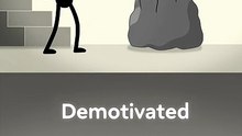 Motivated vs demotivated