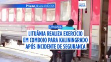 Lituânia simula um incidente de segurança no comboio russo de trânsito de Kaliningrado