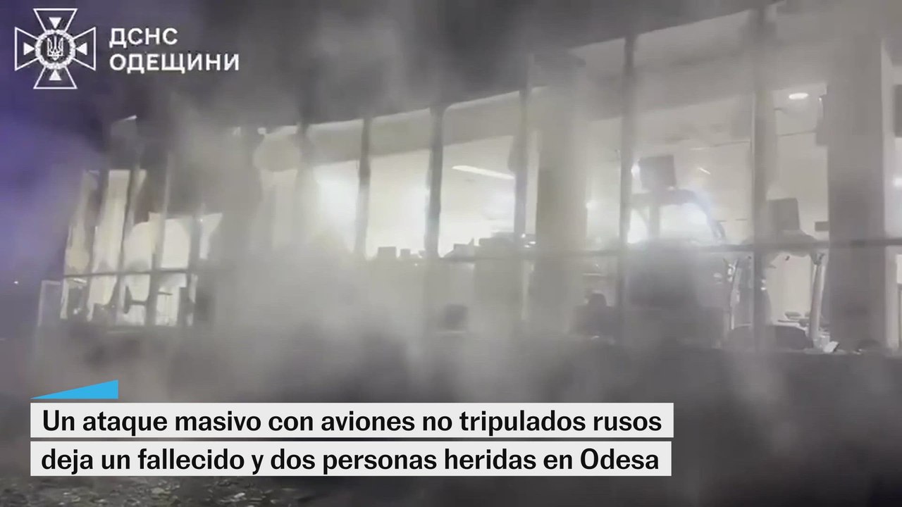 Un fallecido y dos heridos en Odesa tras el ataque de aviones rusos