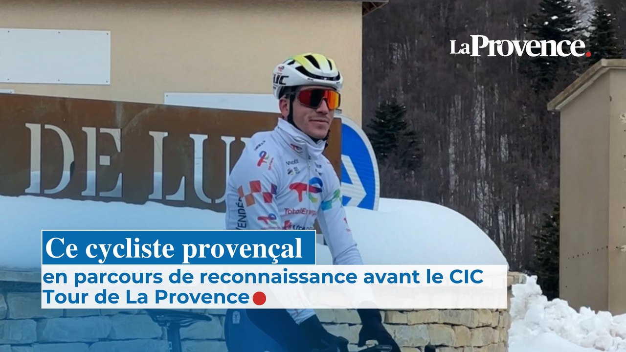 Ce cycliste provençal en parcours de reconnaissance avant le CIC Tour de La Provence