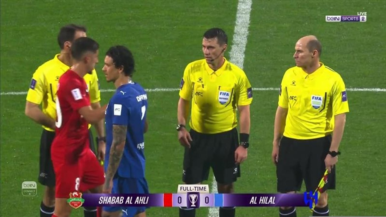 ملخص مباراة شباب الأهلي والهلال