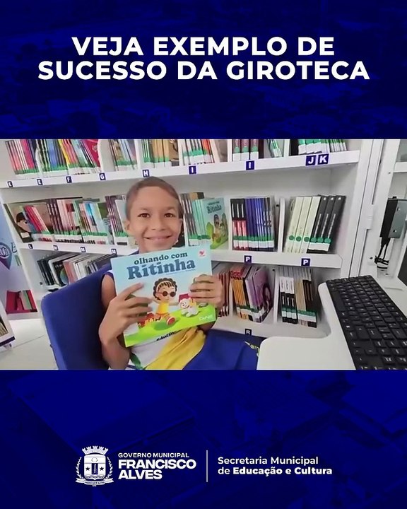 Francisco Alves inaugura primeira biblioteca escolar do município com modelo Giroteca