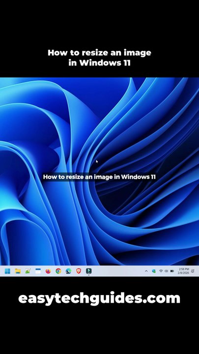 How to resize an image in Windows 11 using the Photos app