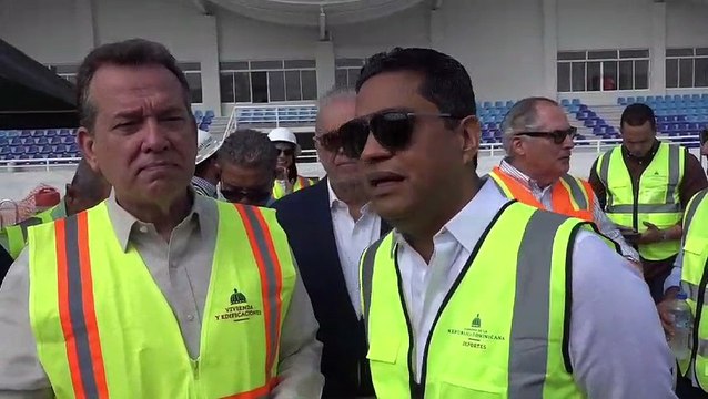Ministros Kelvin Cruz e Ito Bisonó inspeccionan avances de obras para Juegos Centroamericanos