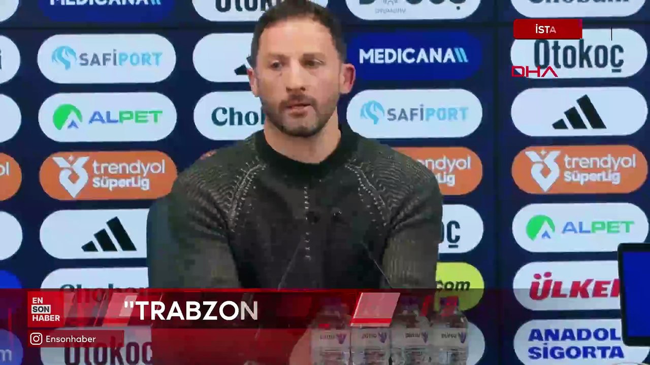 Domenico Tedesco: Trabzonspor'a karşı zor bir maç olacak