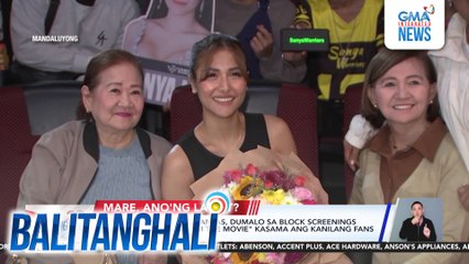 Sanya Lopez at Elijah Canlas, dumalo sa block screenings ng "KMJS' Gabi ng Lagim The Movie" kasama ang kanilang fans at supporters | Balitanghali